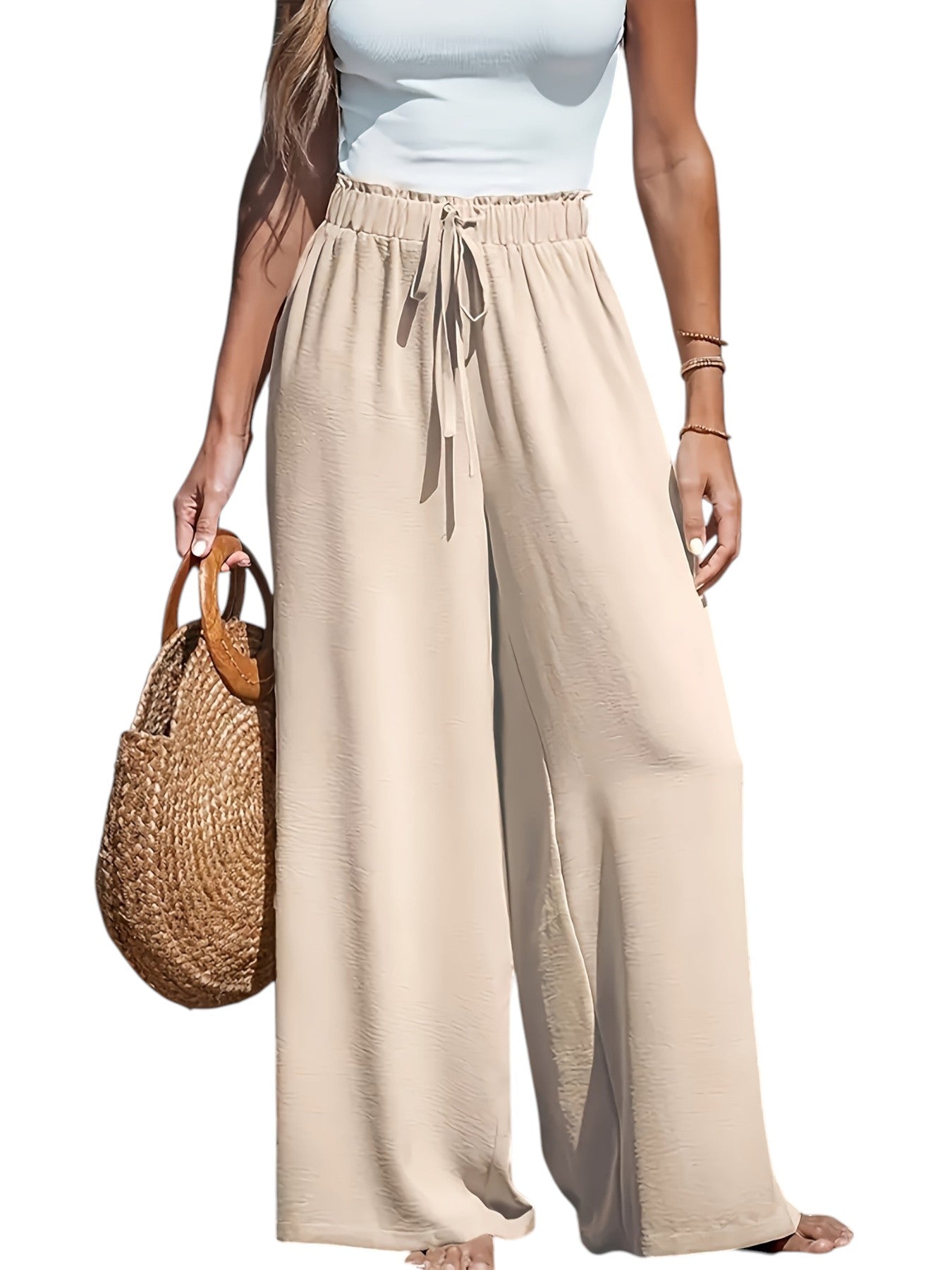 Zomer Broek Met Wijde Pijpen