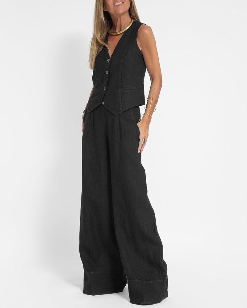 2-Delige Set Top & Wijde Broek