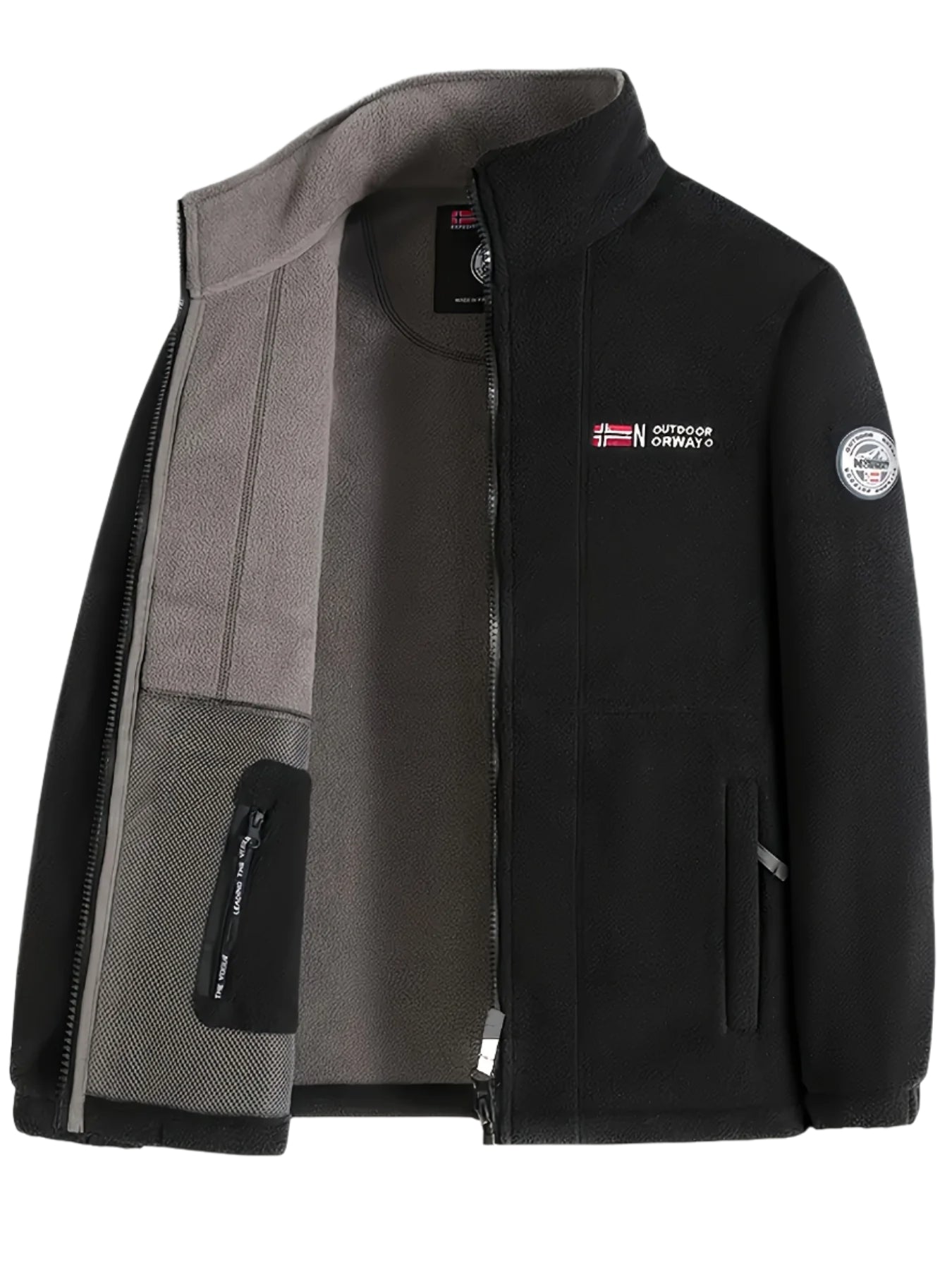 Outdoor Norway Fleece Jack Met Kraag