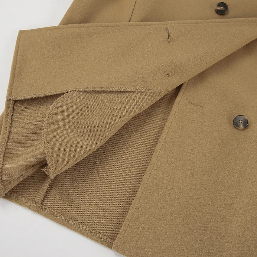 Lorena - Korte Trenchcoat Met Knopen Dames