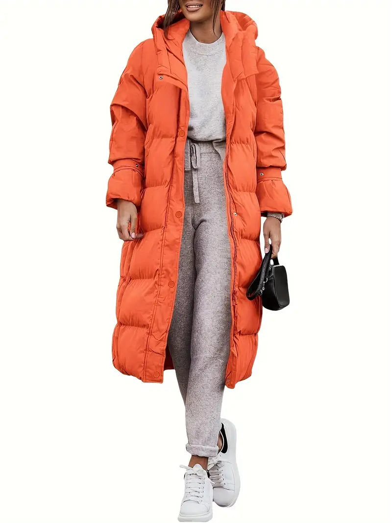Lange Dames Winterjas - Stijlvol Design