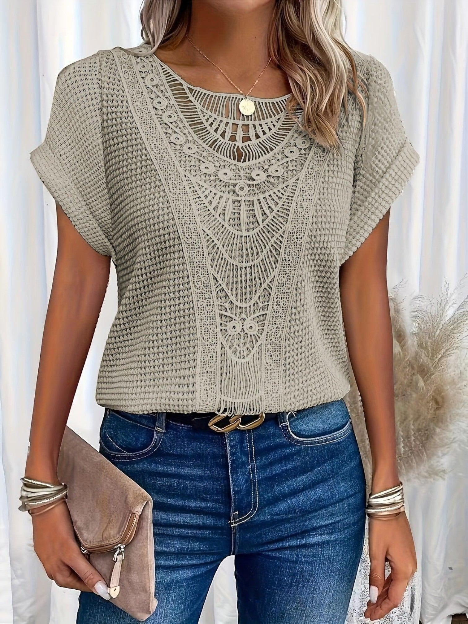 Nala | Stijlvol Gebreide Zomer Top
