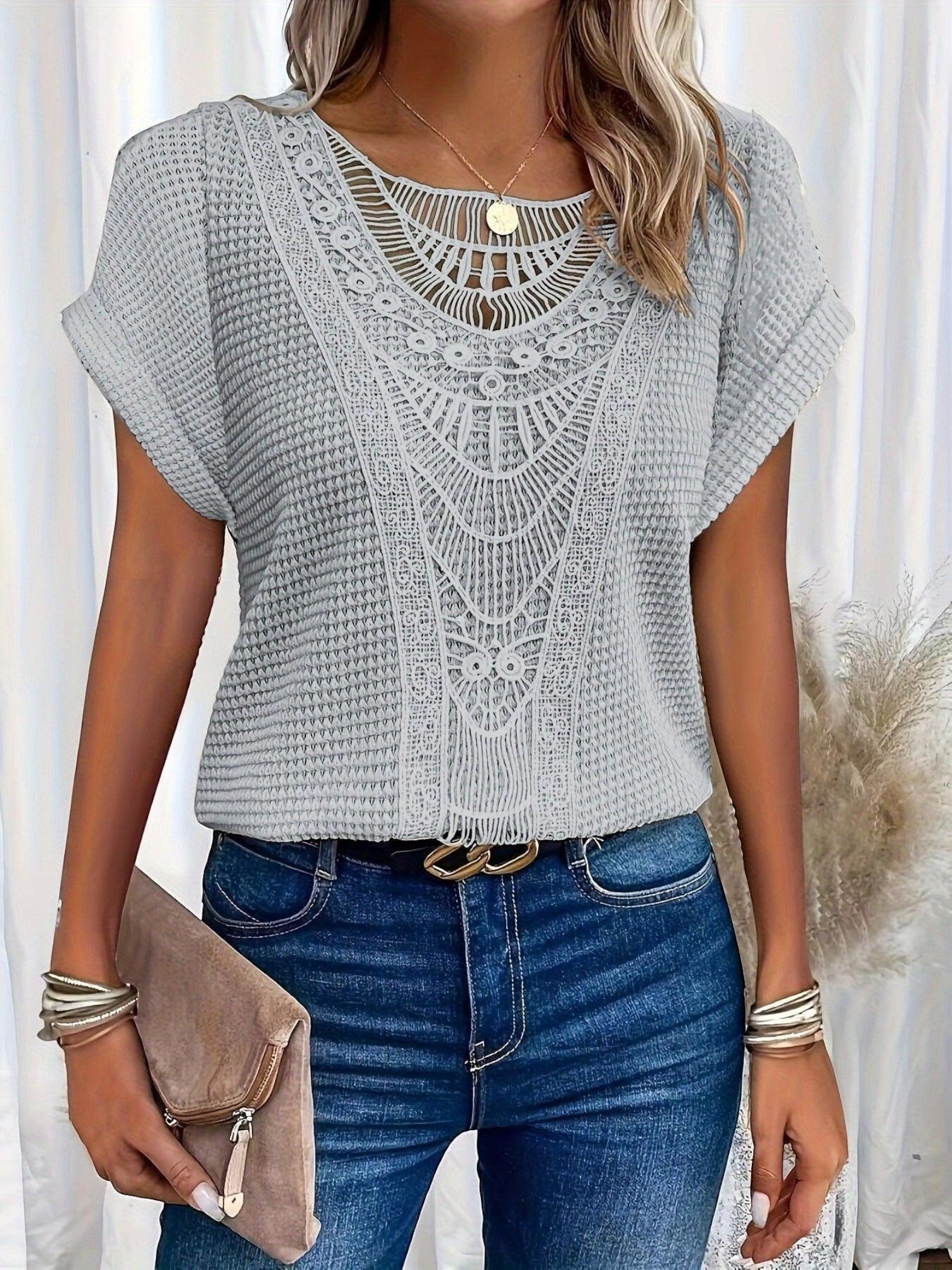 Nala | Stijlvol Gebreide Zomer Top