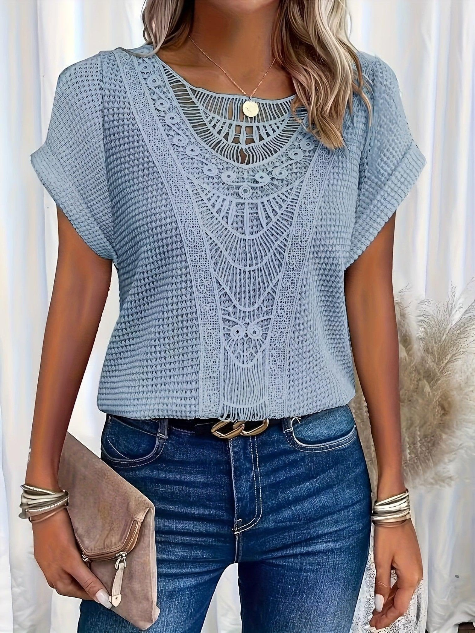 Nala | Stijlvol Gebreide Zomer Top