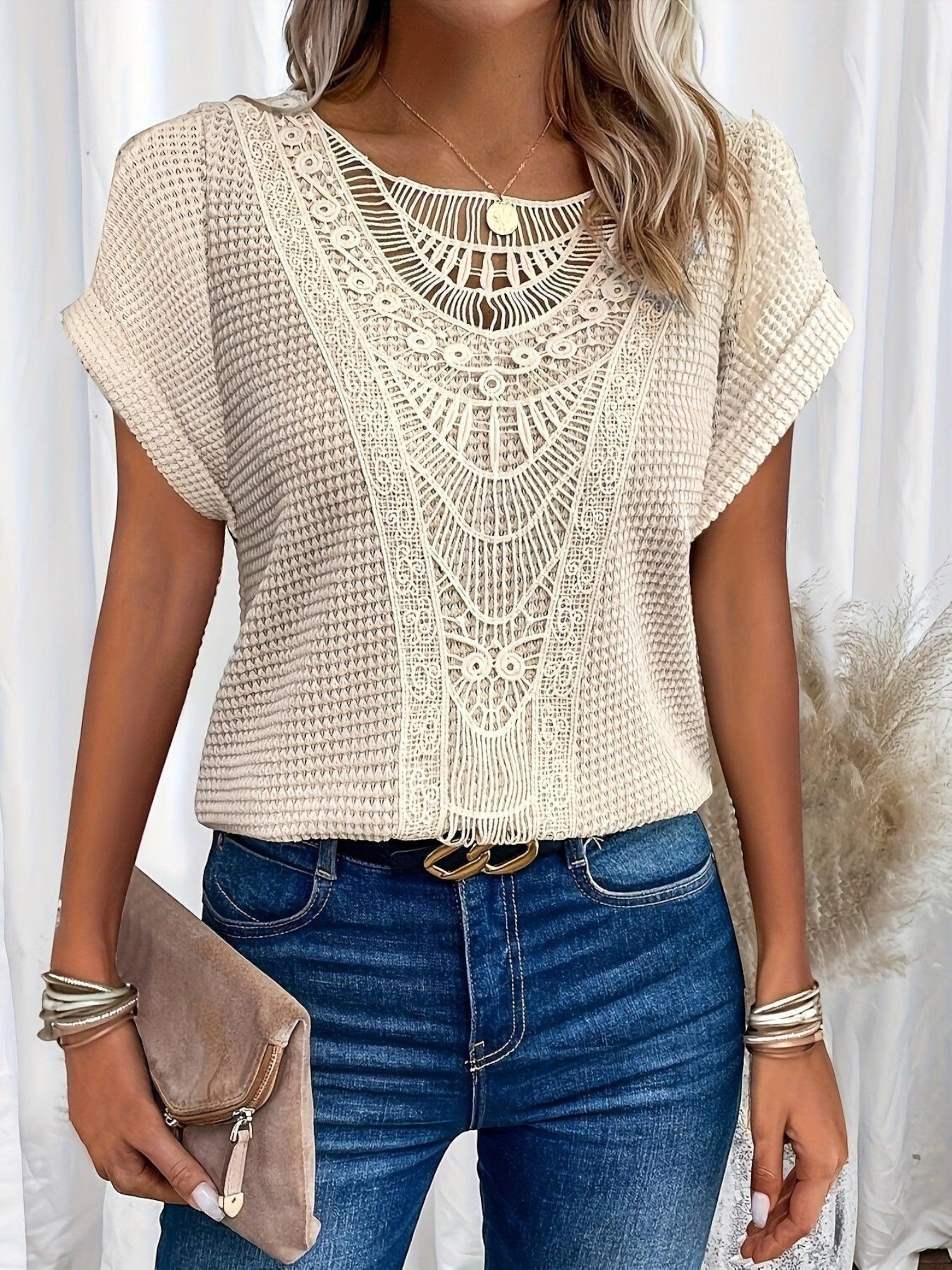 Nala | Stijlvol Gebreide Zomer Top