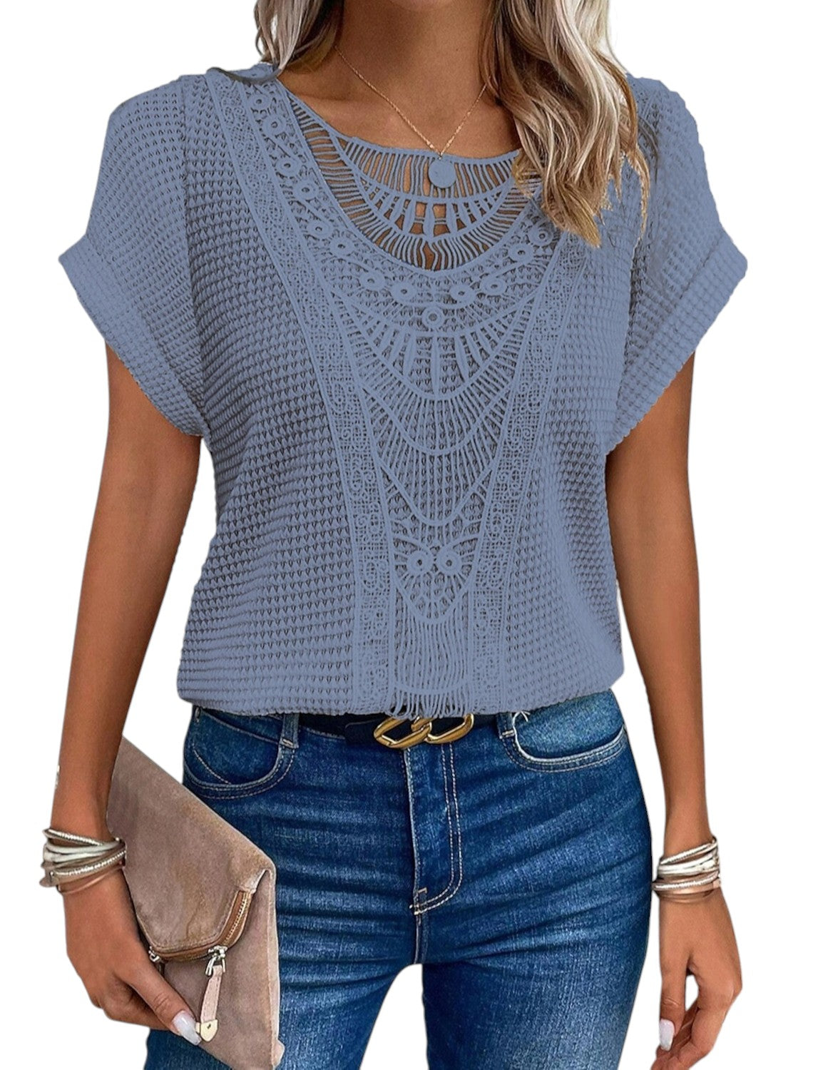 Stijlvolle Zomer Top In Effen Kleuren
