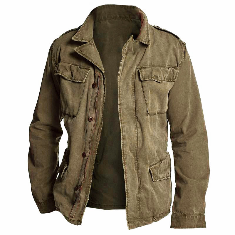 Vinatge Casual Field Jas Voor Heren - Blends