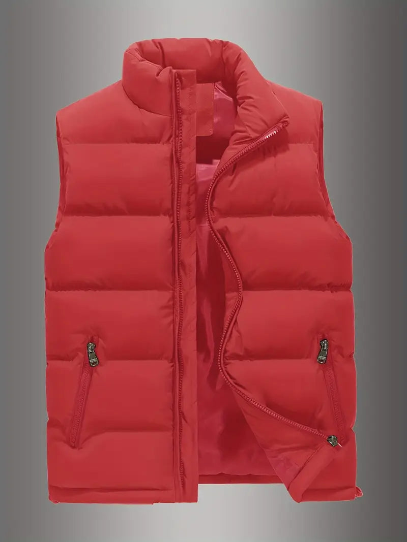 Casual Heren Bodywarmer Effen Kleuren