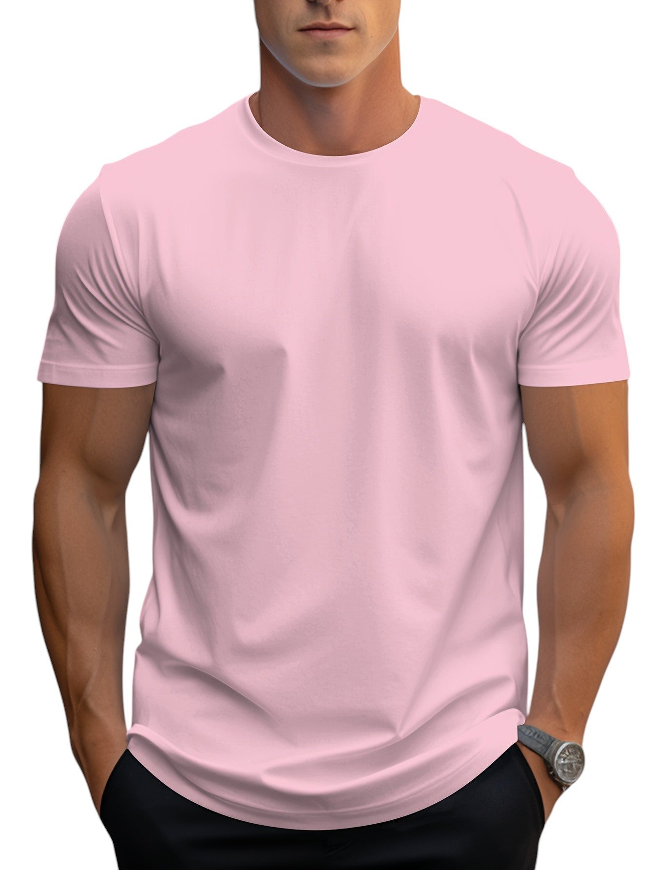 Heren Basic T-shirt Regular Fit