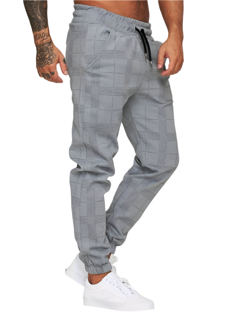 Xander - Trendy Geruite Joggingbroek Heren