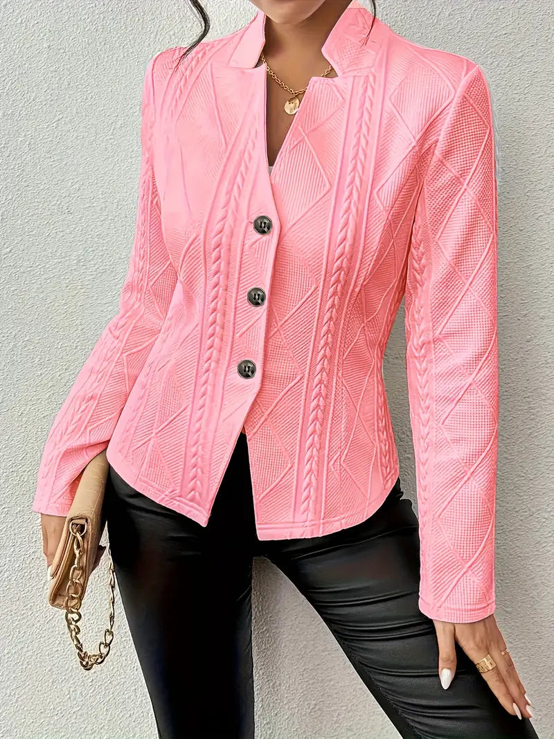 Dames Blazer Met Knopen