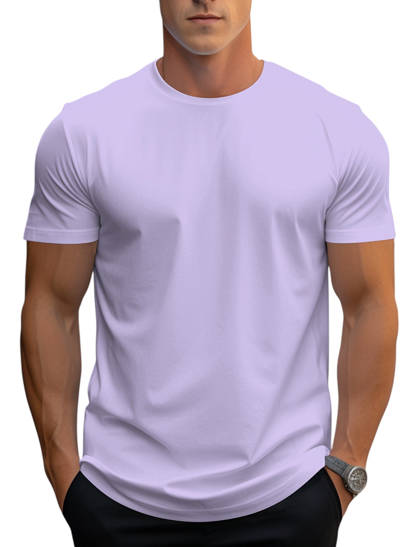 Heren Basic T-shirt Regular Fit