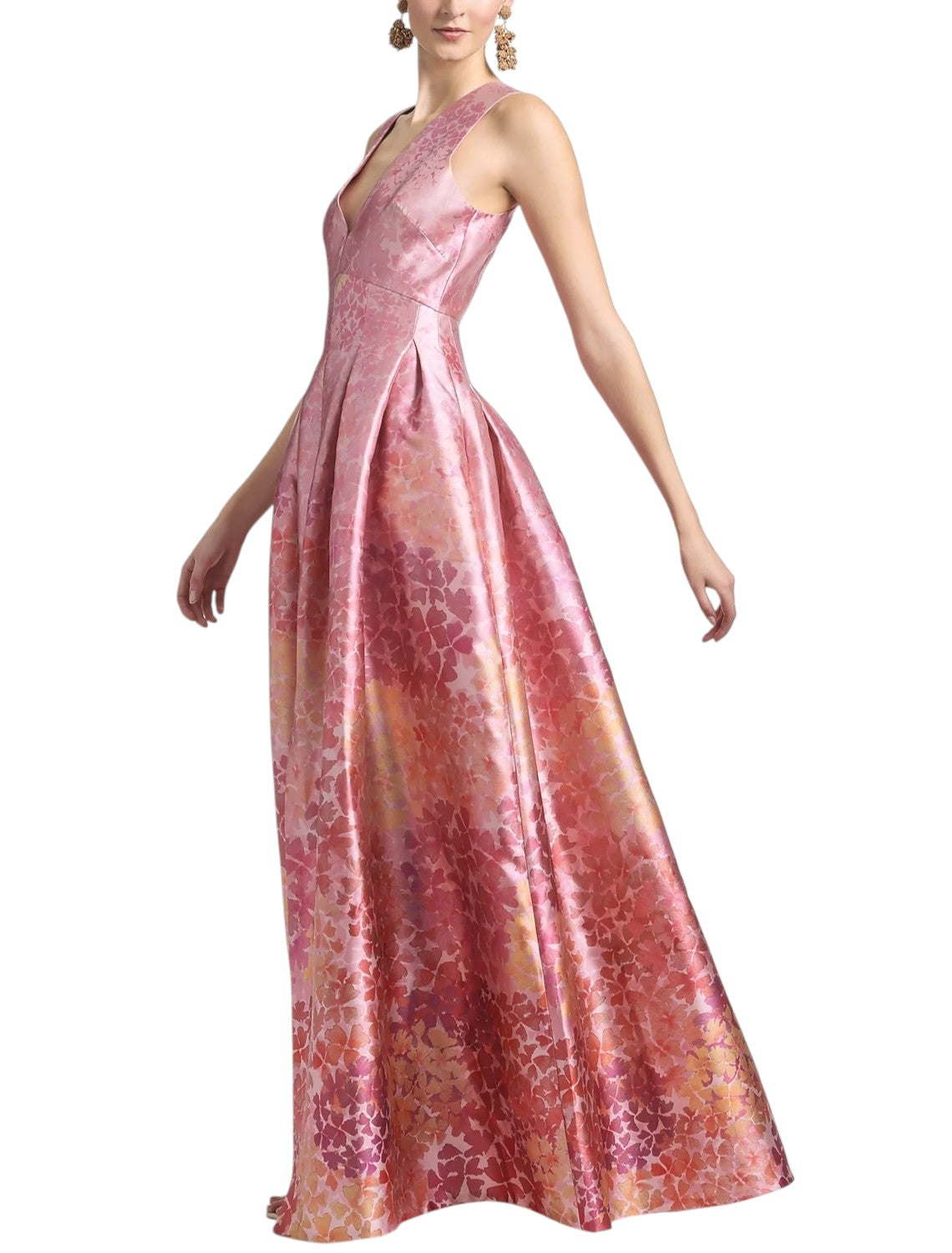 Zomer Maxi Jurk Met V-hals