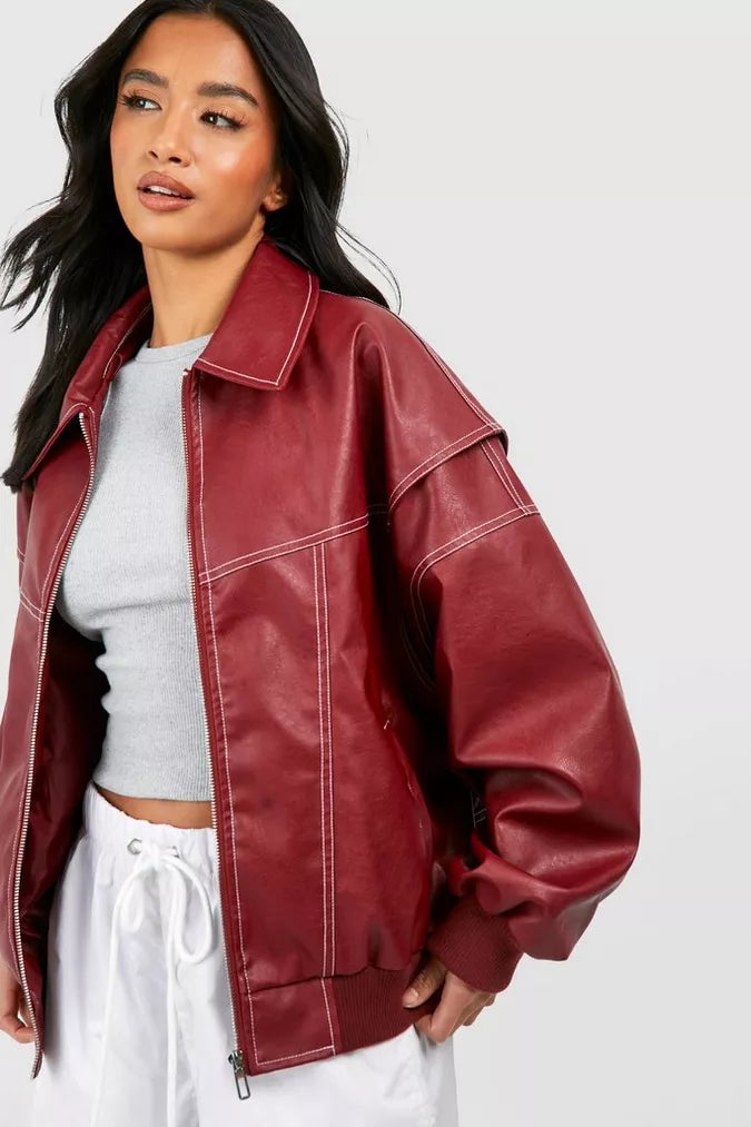 female-red-petite-pu-contrast-stitch-oversized-bomber-jacket_1_16e1500c-5f1c-4ab7-9a90-619b18687d6e.jpg