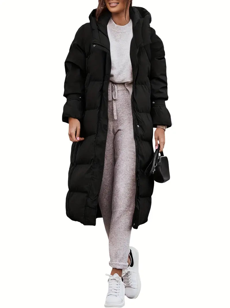 Lange Dames Winterjas - Stijlvol Design