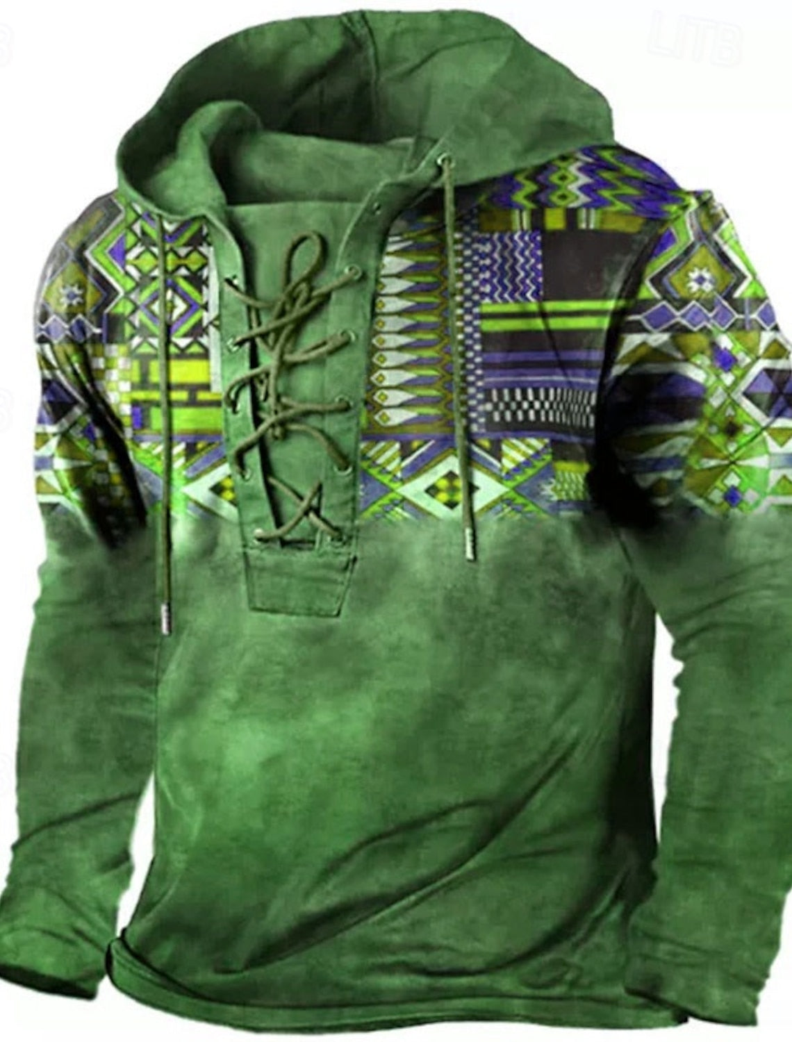 Marlon - Etnische Heren Hoodie