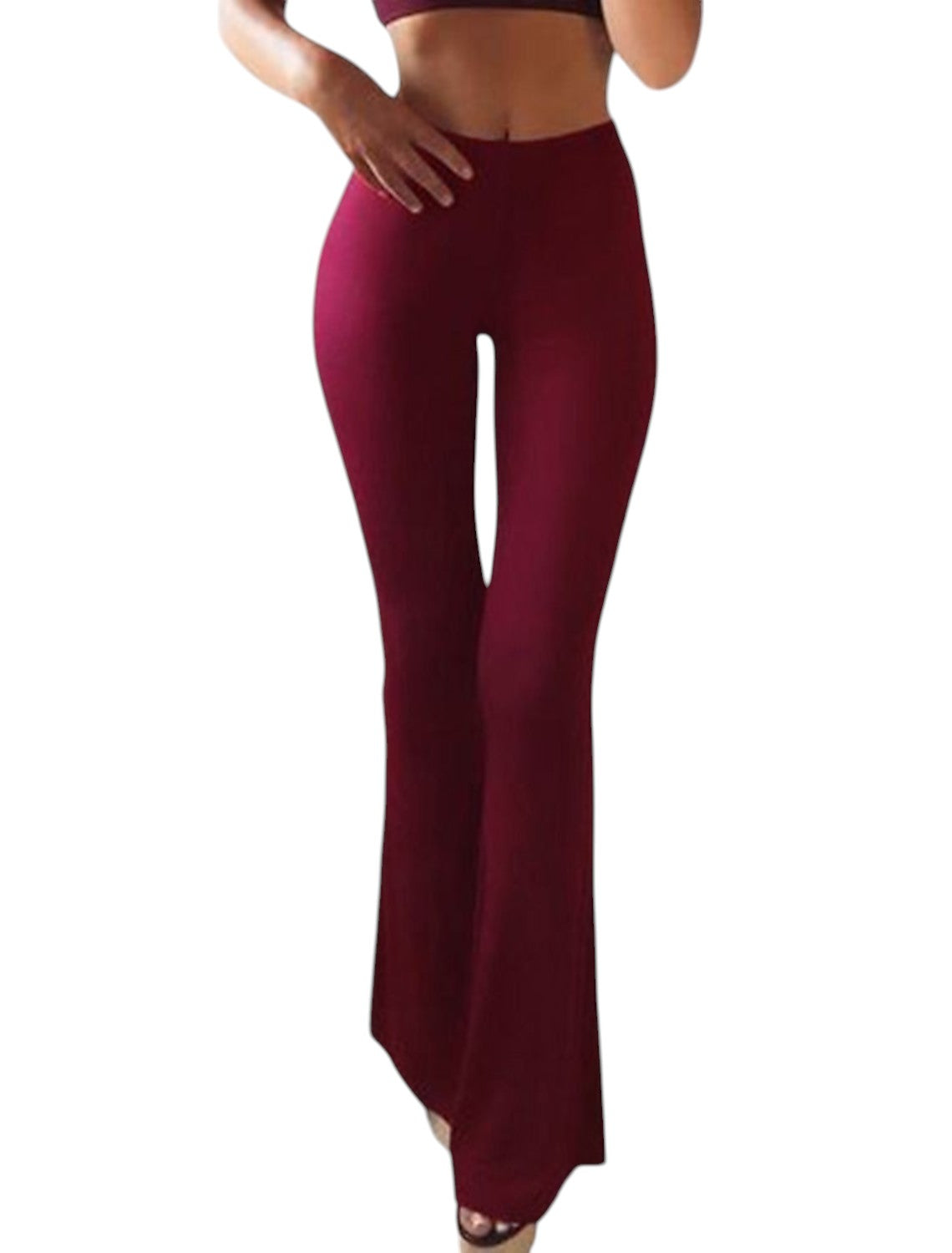 Dames Stijlvolle Flare Broek
