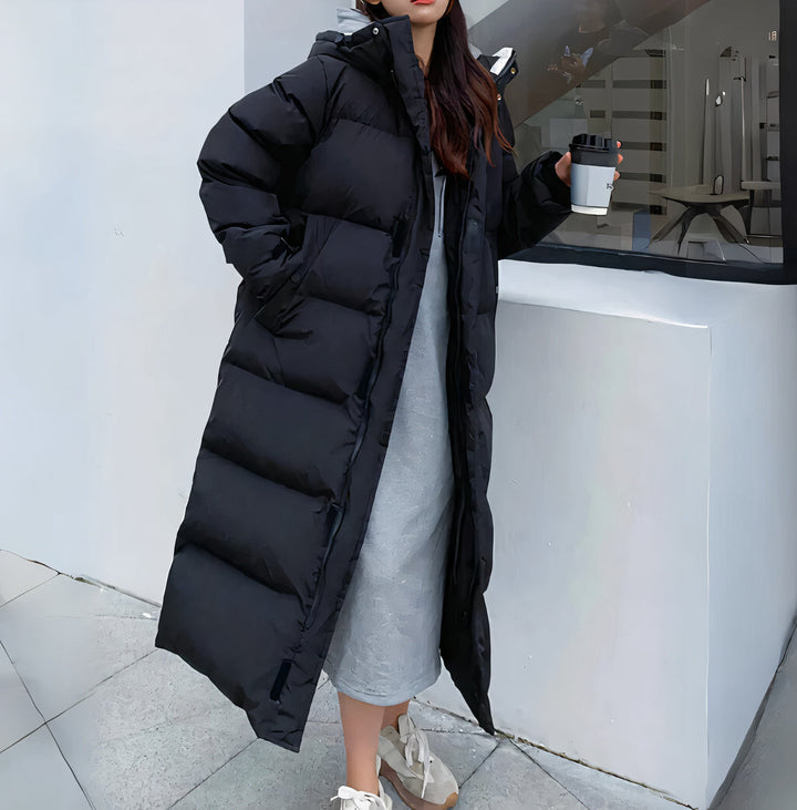 Jacks - Lange Puffer Winterjas Voor Dames