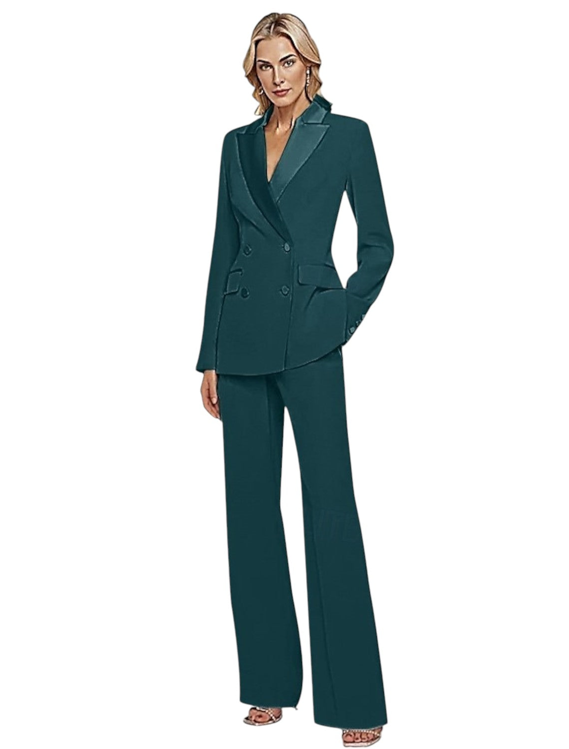 2-Delig Damespak Blazer & Broek