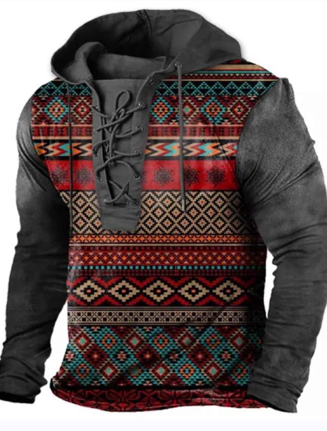 Marlon - Etnische Heren Hoodie