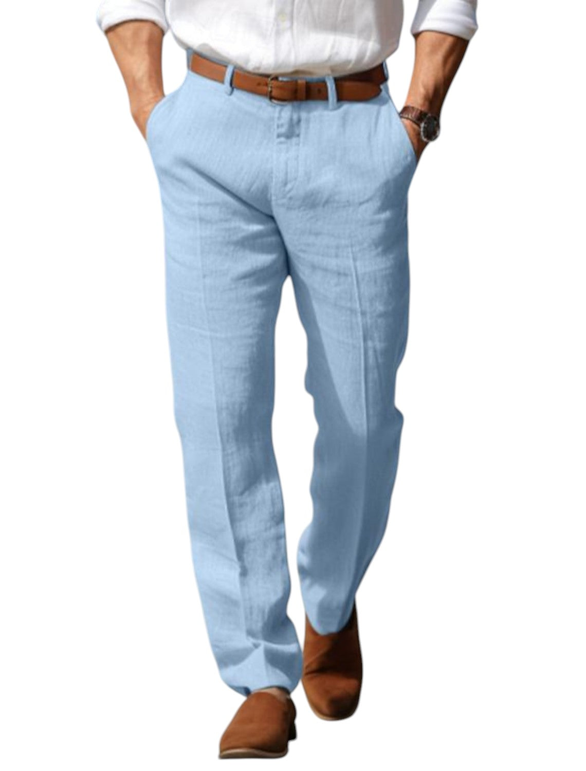 Linnen Heren Pantalon - George