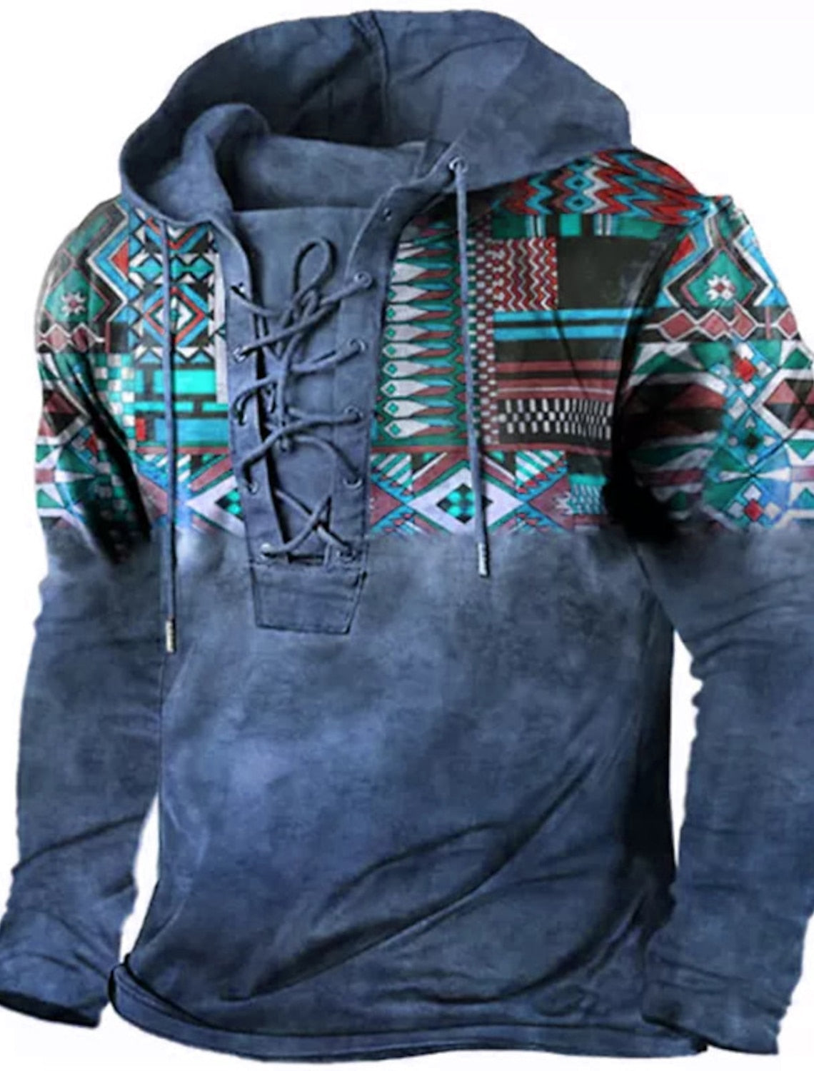 Marlon - Etnische Heren Hoodie