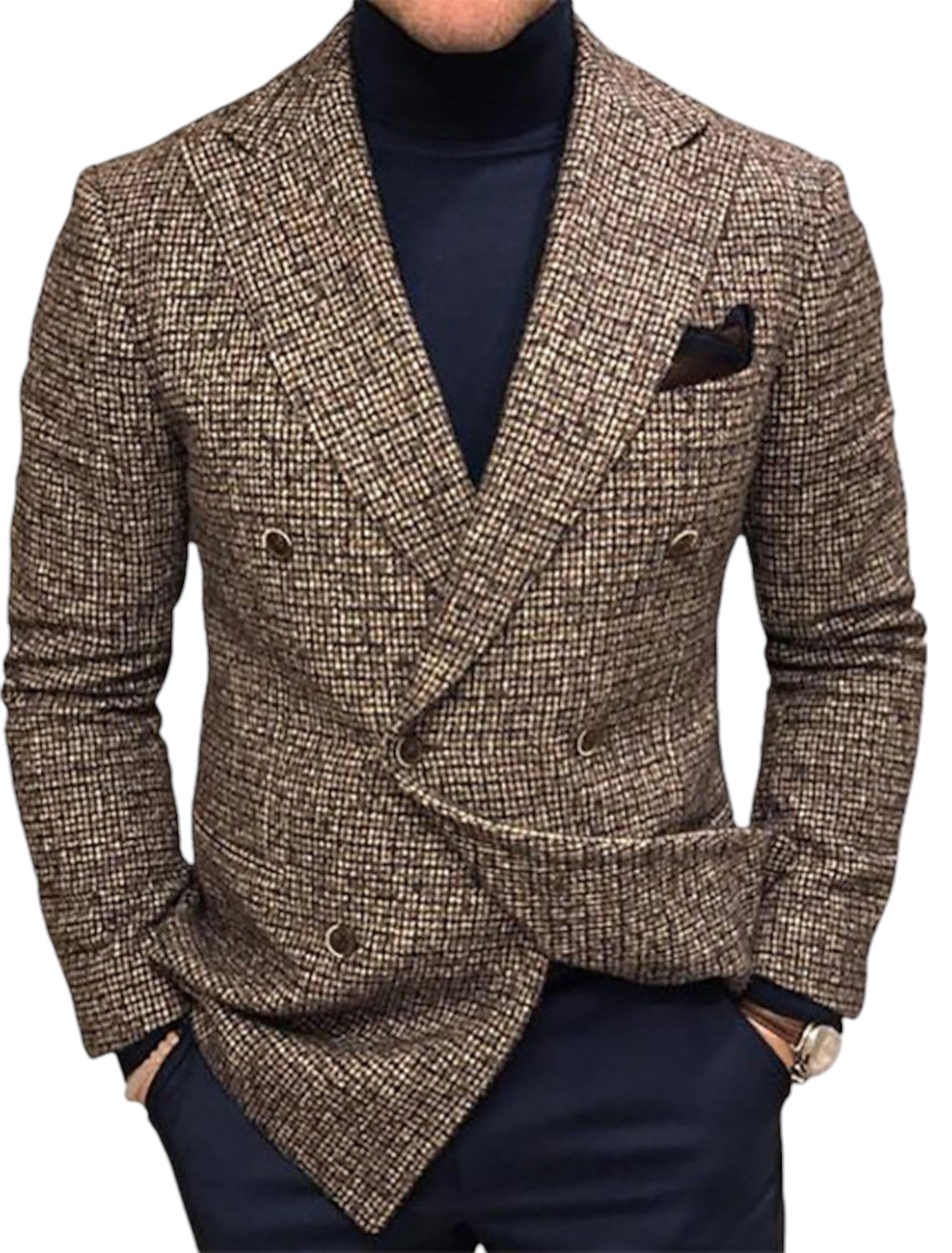 Stijlvolle Plaid Blazer Regular Fit Heren