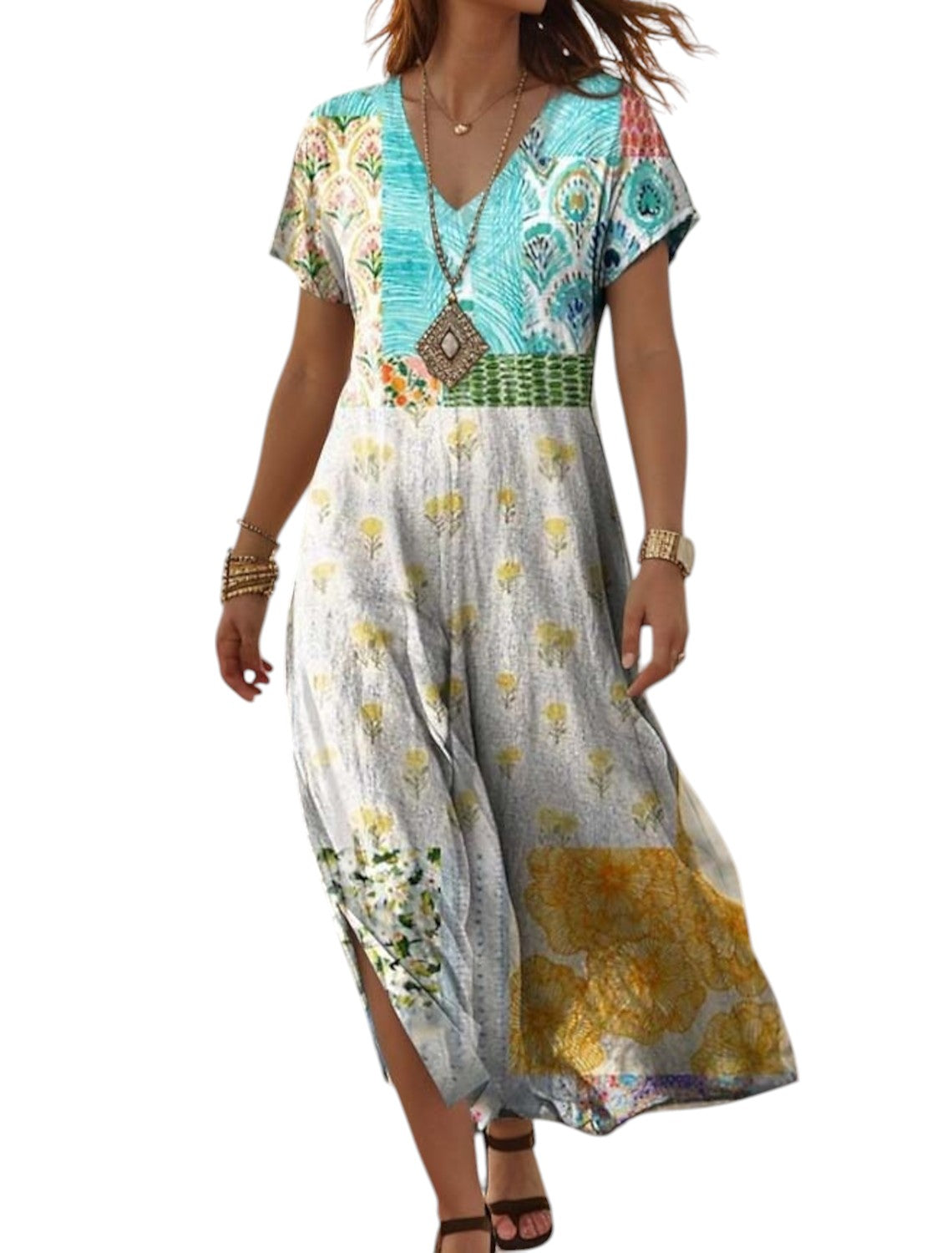 Kleurrijke Zomerjurk voor Dames