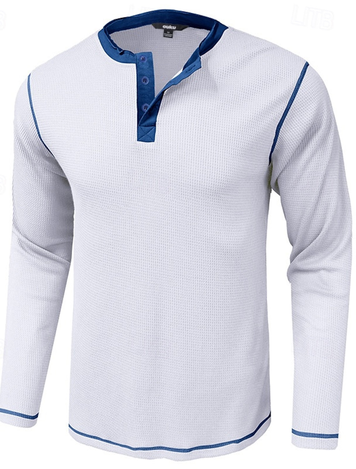 Men's Vintage Shirt Met Lange Mouwen