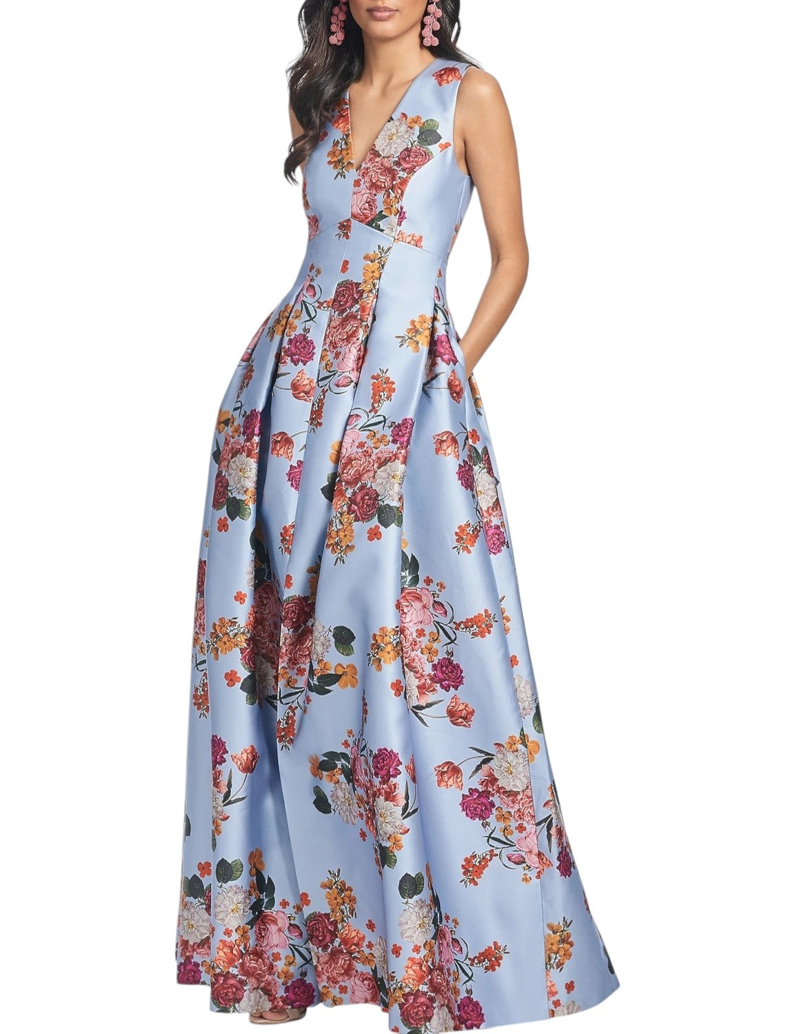 Zomer Maxi Jurk Met V-hals