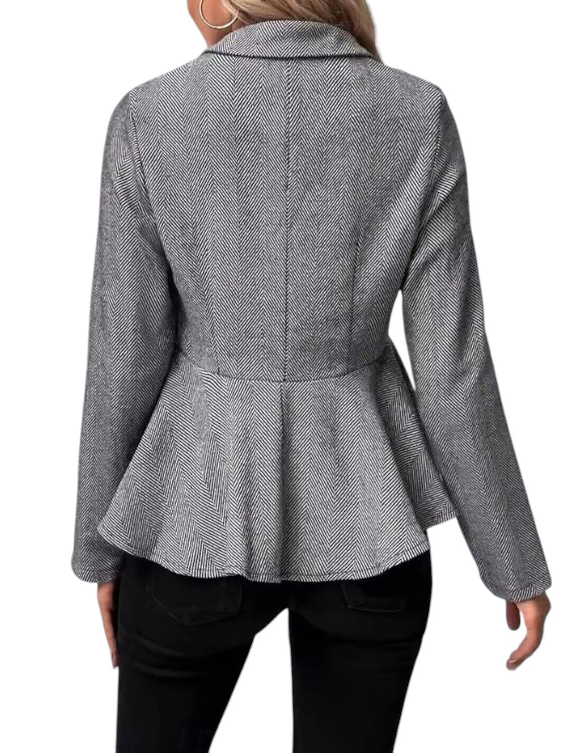 Stijlvol Dames Jasje Met Knoopdetails