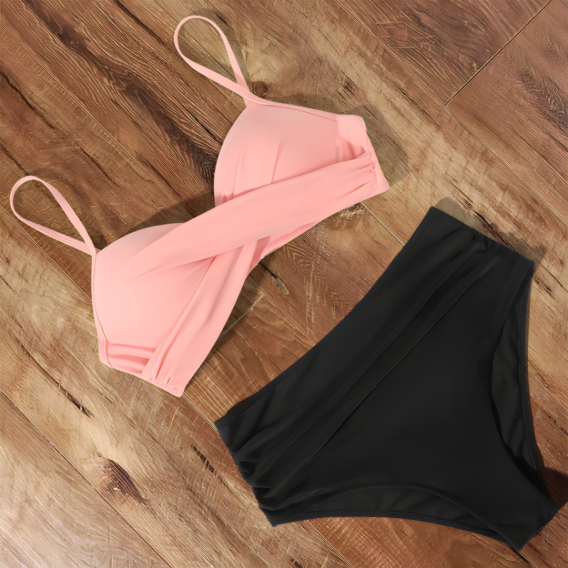 Stijlvolle Bikini Met Hoge Taille