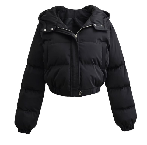 Stijlvolle Cropped Pufferjas - Amy