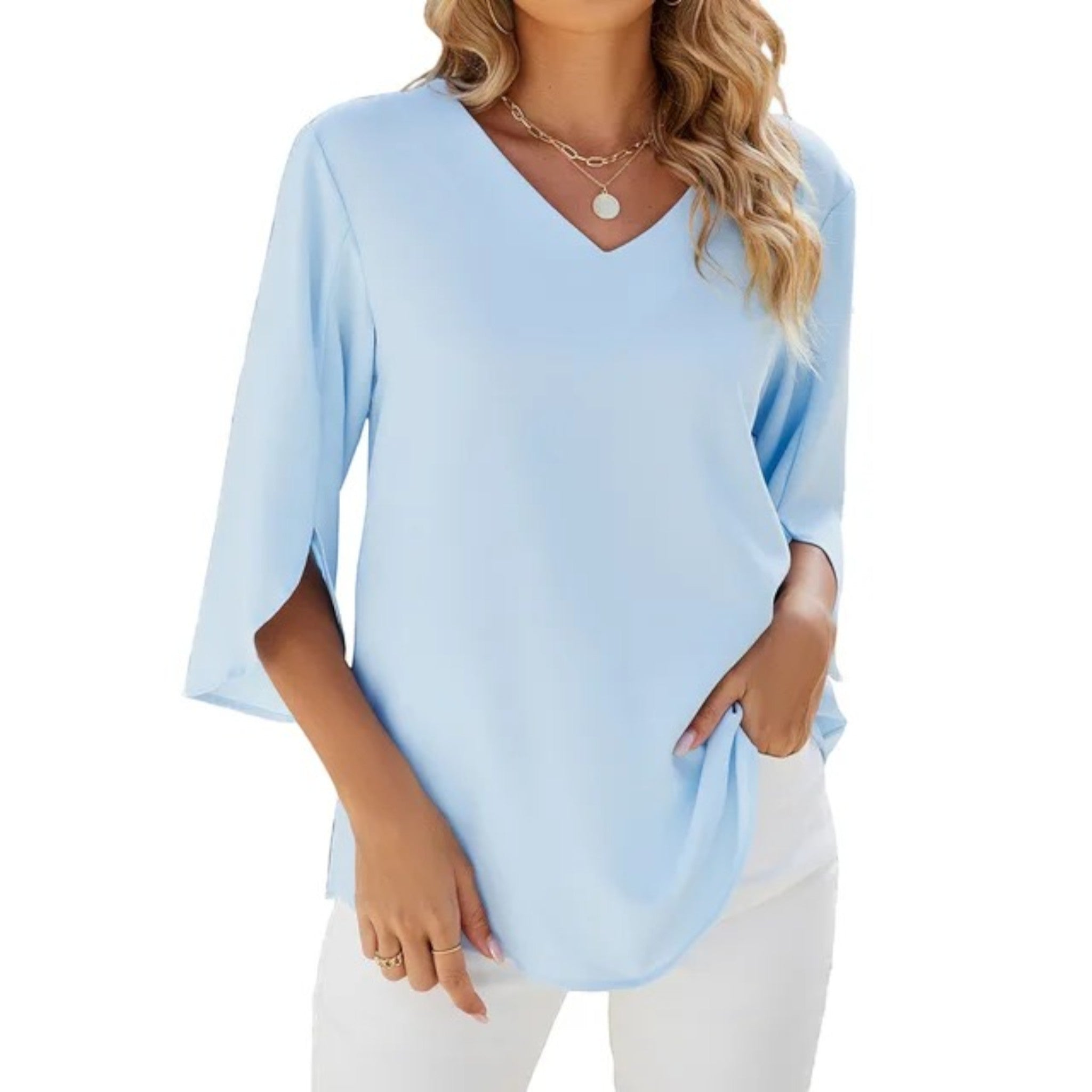 Amira | Zomer Blouse Met V-hals