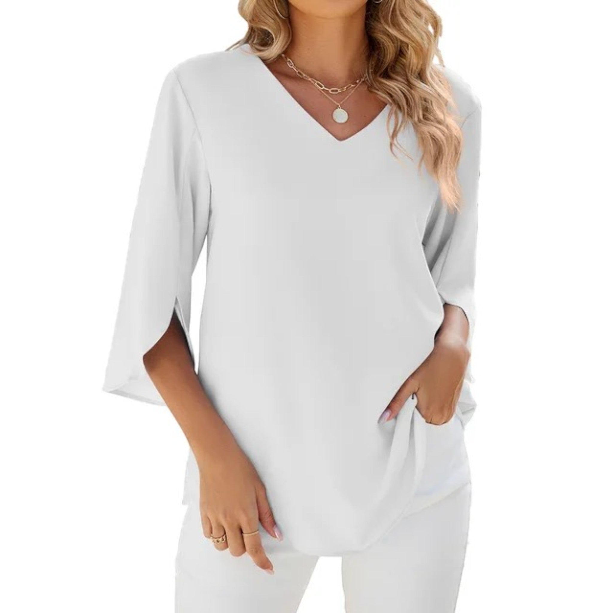 Amira | Zomer Blouse Met V-hals