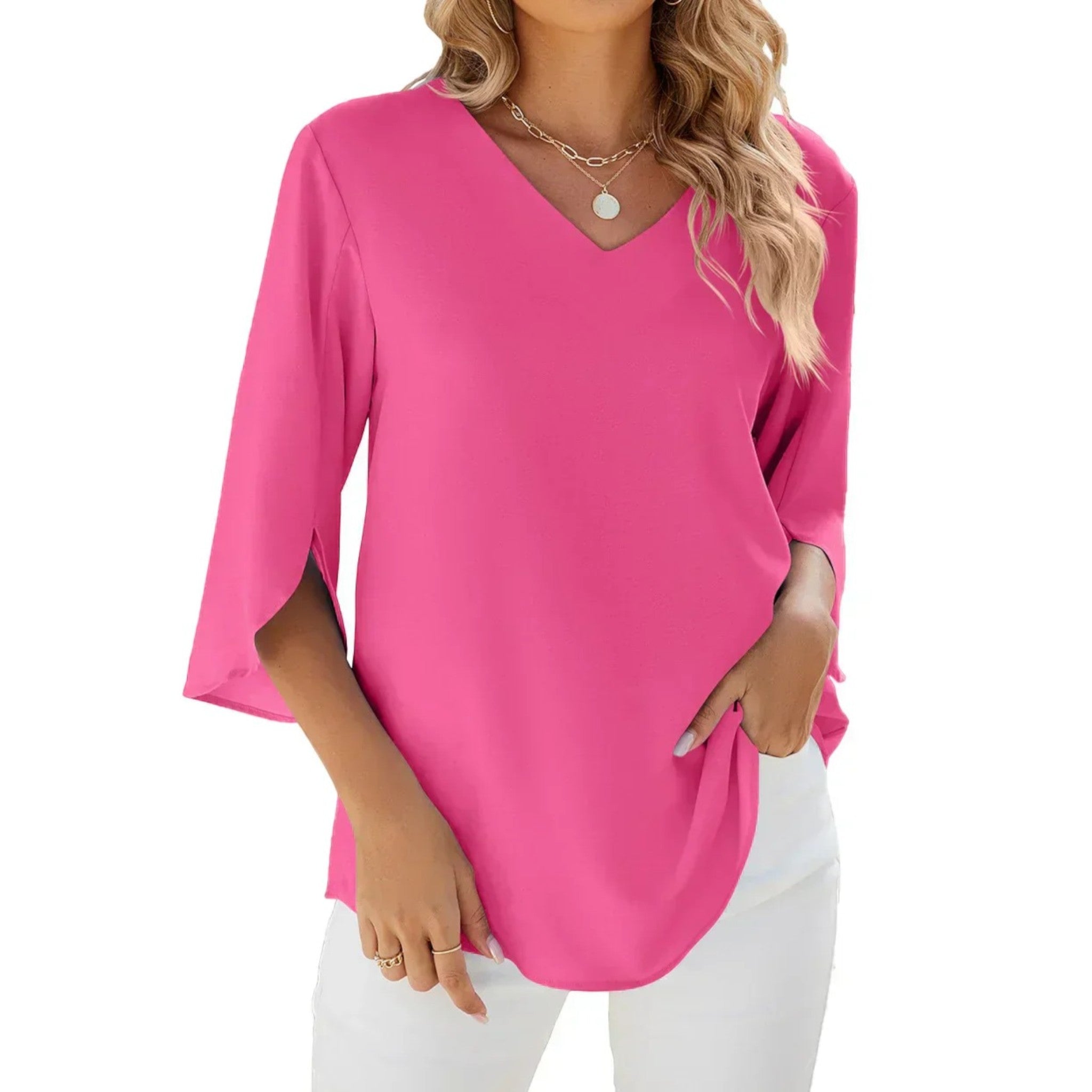 Amira | Zomer Blouse Met V-hals