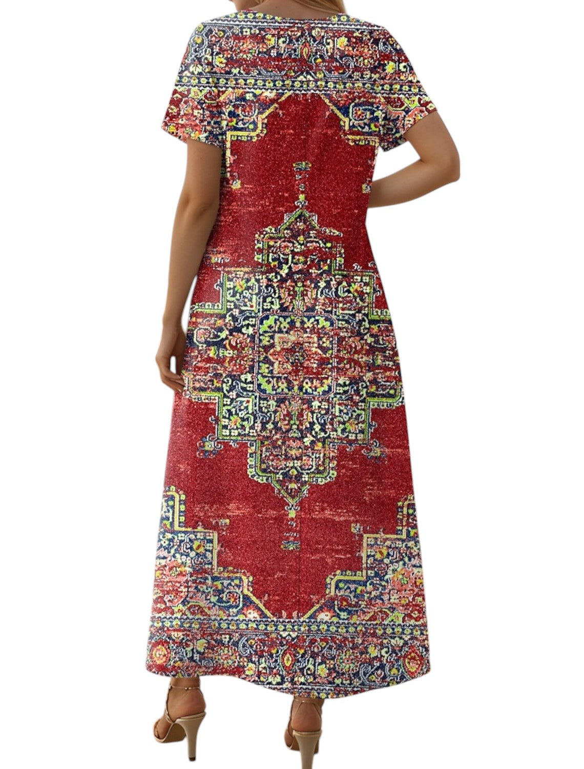 Boho Vintage Zomerjurk Dames