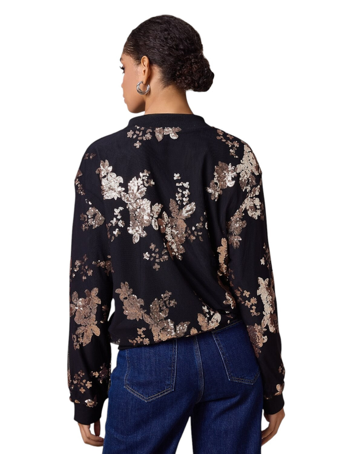 Stijlvol Dames Jasje Met Bloemenprint