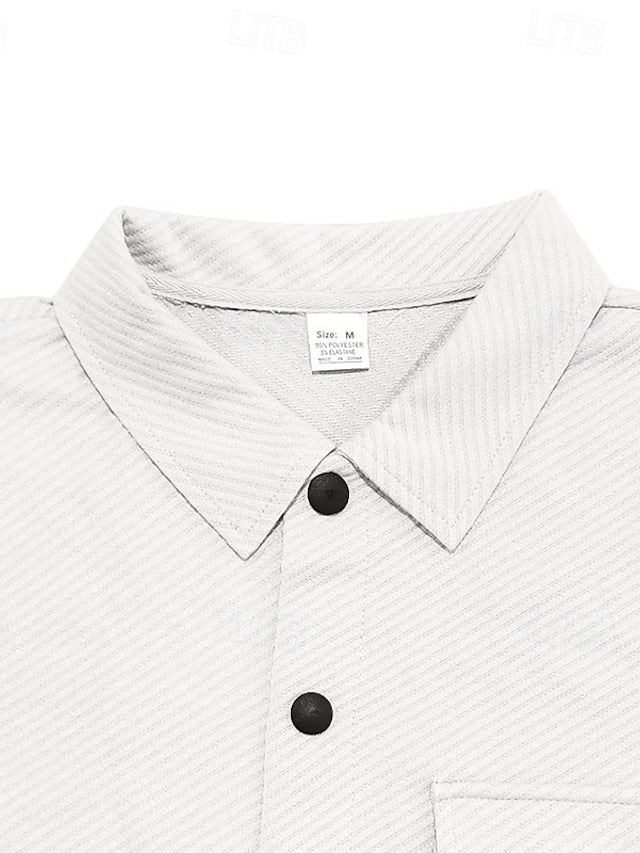 Casual Jacquard Blouse Met Lange Mouwen