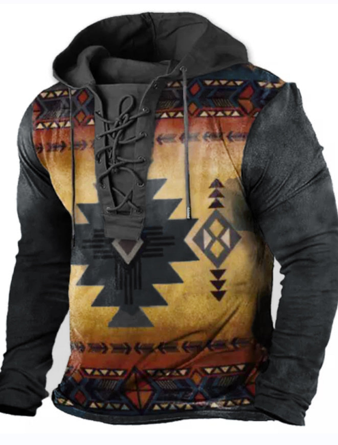 Marlon - Etnische Heren Hoodie