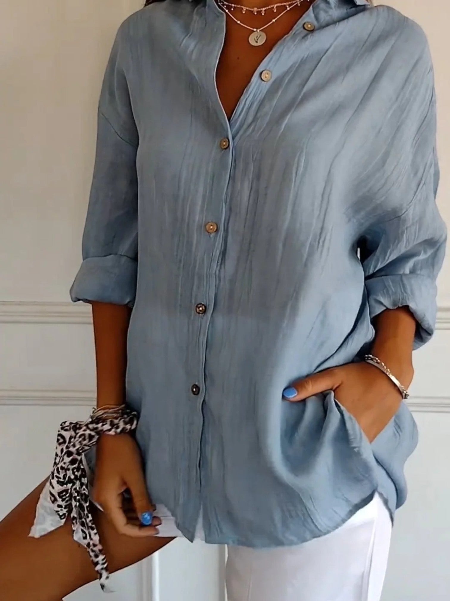 Leona | Zomershirt | Lange Mouwen