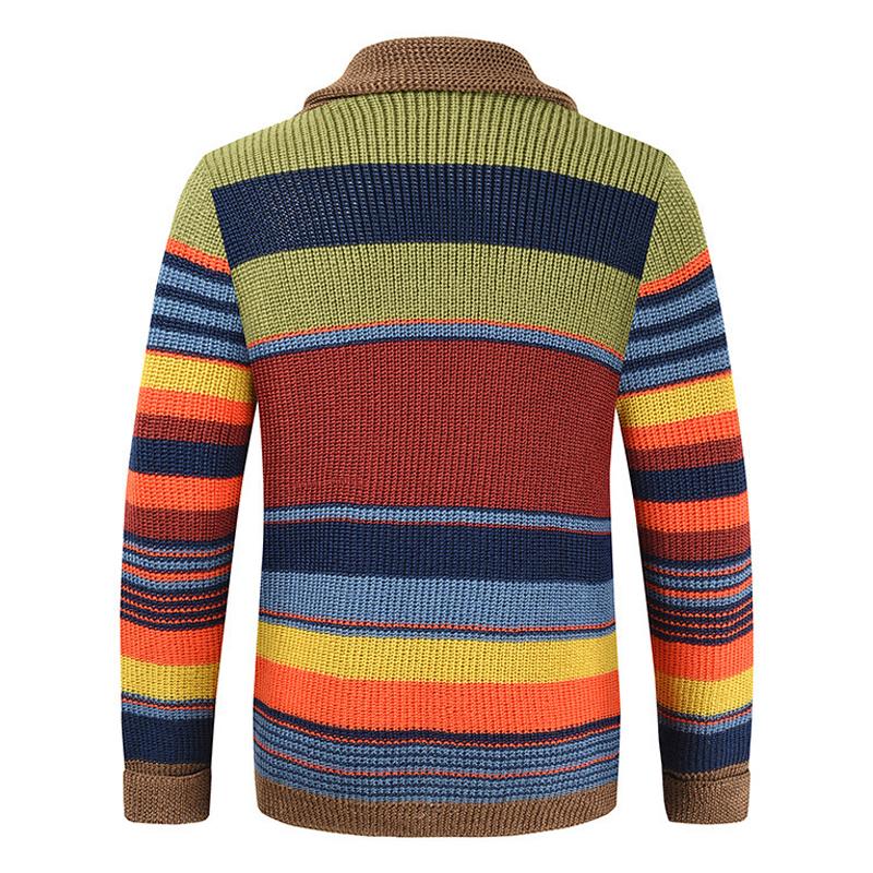 Heren Gebereid Sweater Vest Met Knopen - Mauve
