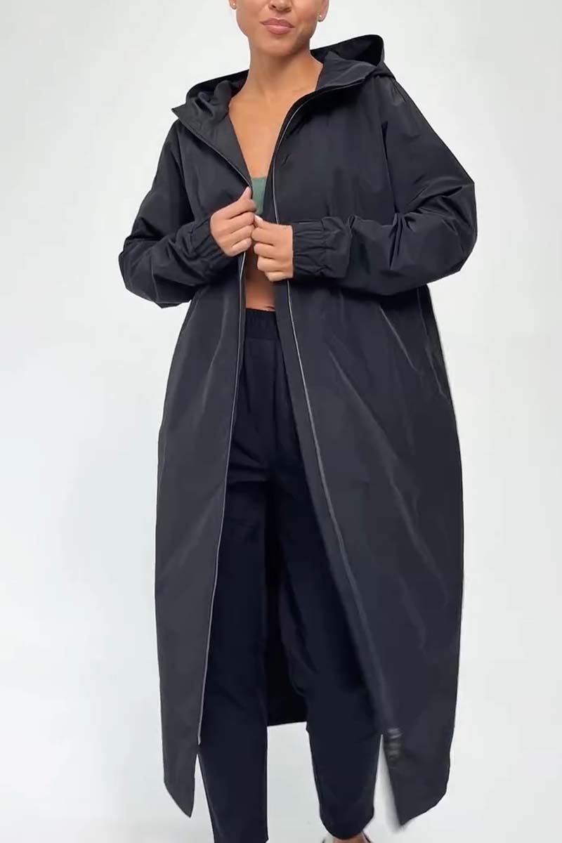 Casual Lange Dames Jas Met capuchon - Nordelle