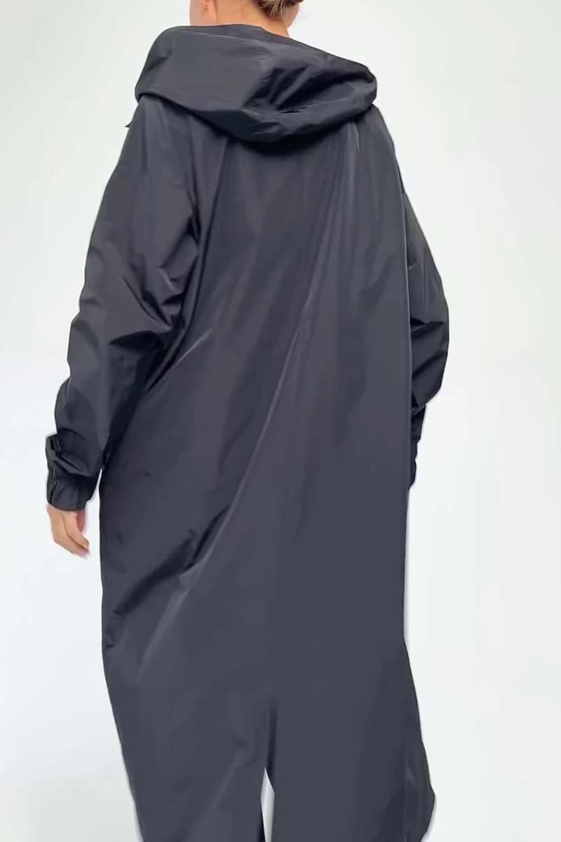 Casual Lange Dames Jas Met capuchon - Nordelle