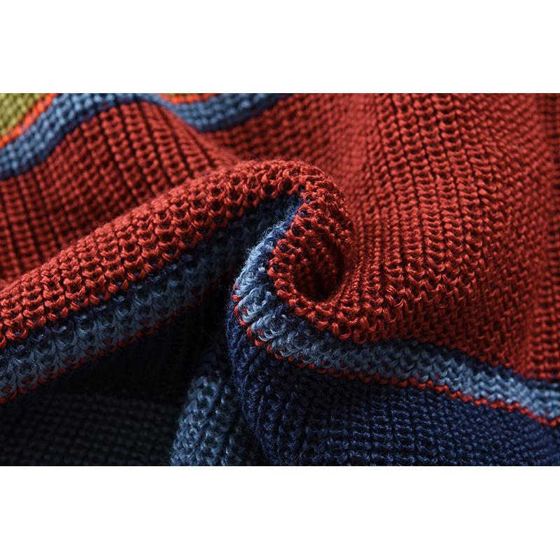Heren Gebereid Sweater Vest Met Knopen - Mauve