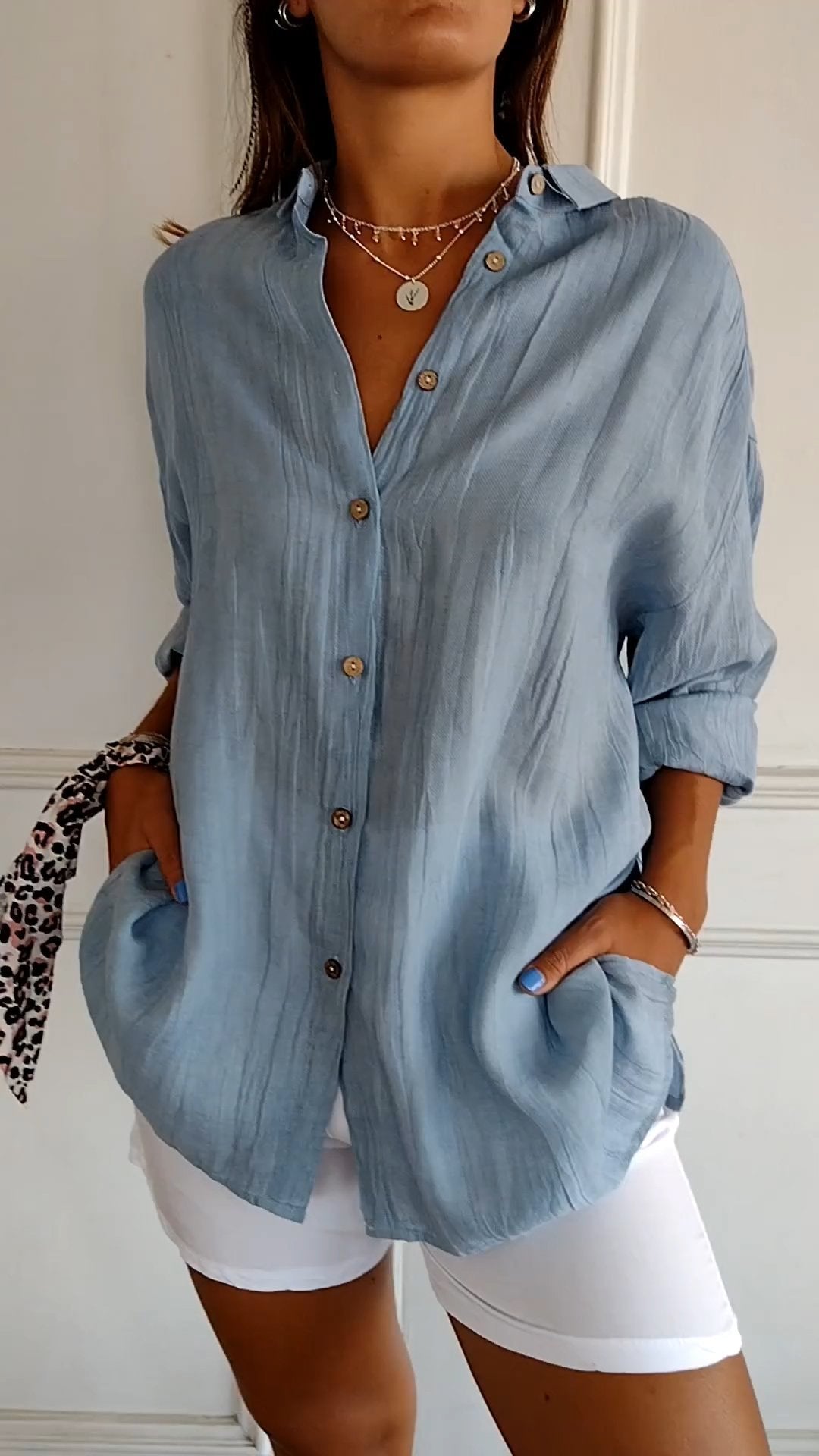 Mia - Elegante En Lichtgewicht Dames Blouse