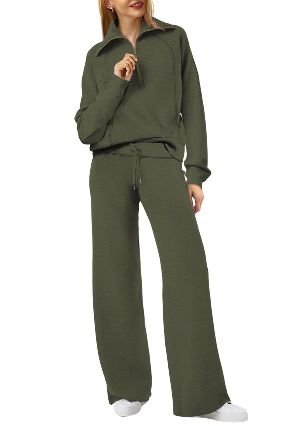 Comfortabele Tweedelige Jogging Set, Stijlvolle Zip En relax - Romy