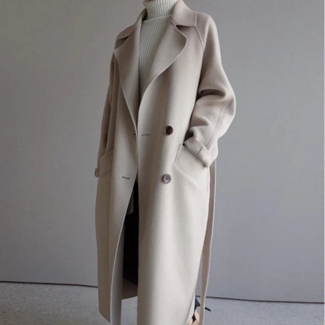 Lange Trenchcoat Jas Kasjmier Dames