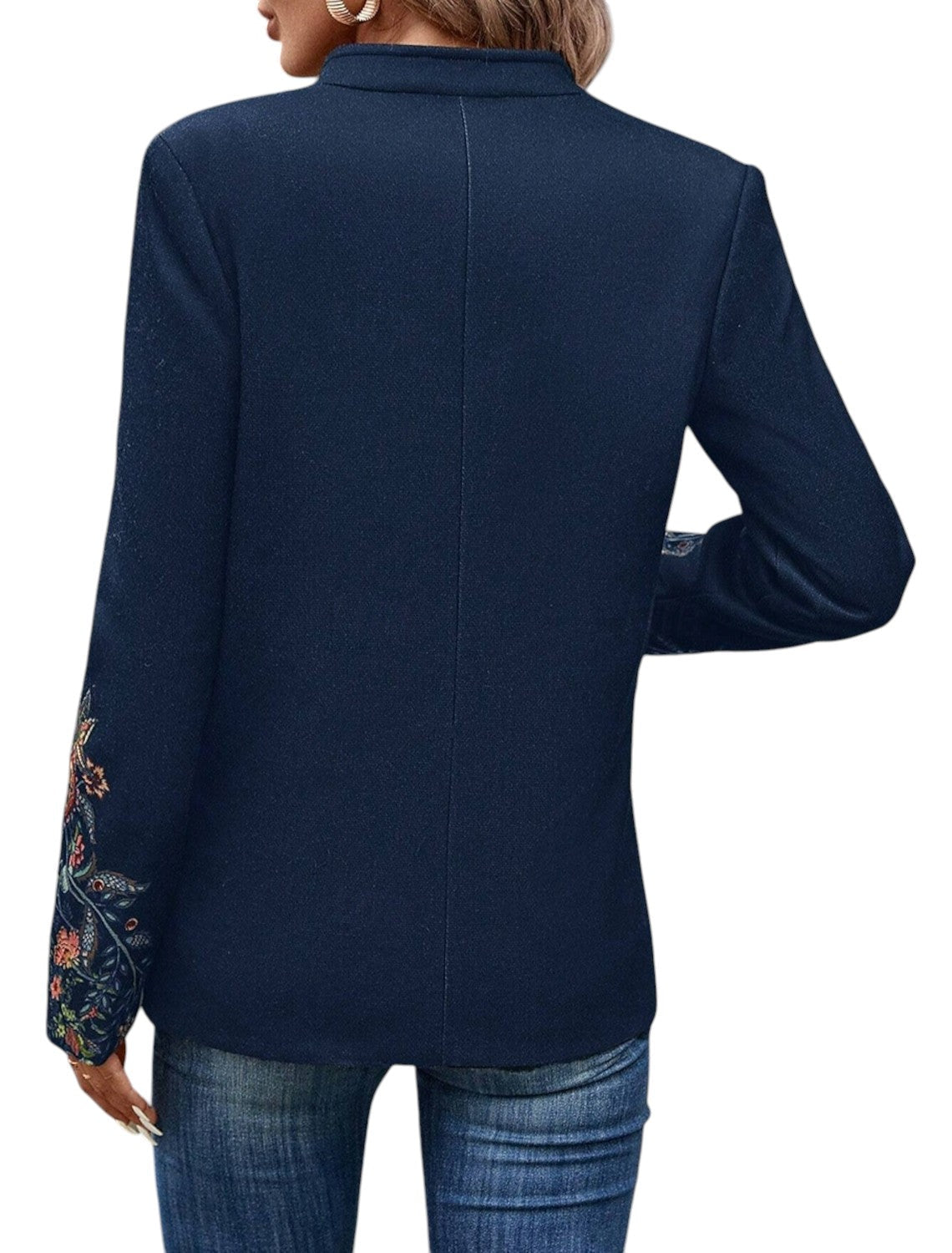 Stijlvol Dames Jasje Met Bloemenprint
