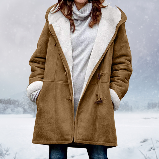 Winterjas Met Bontvoering Voor Dames
